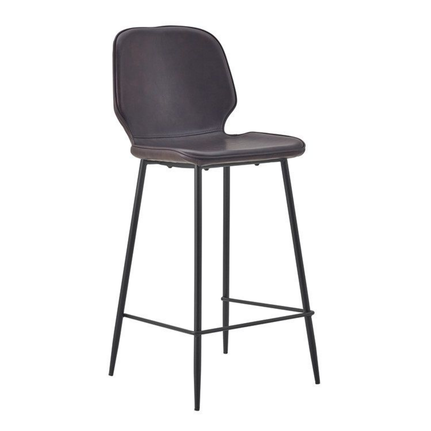 Milana Faux Leather Counter Stool (Set of 2)