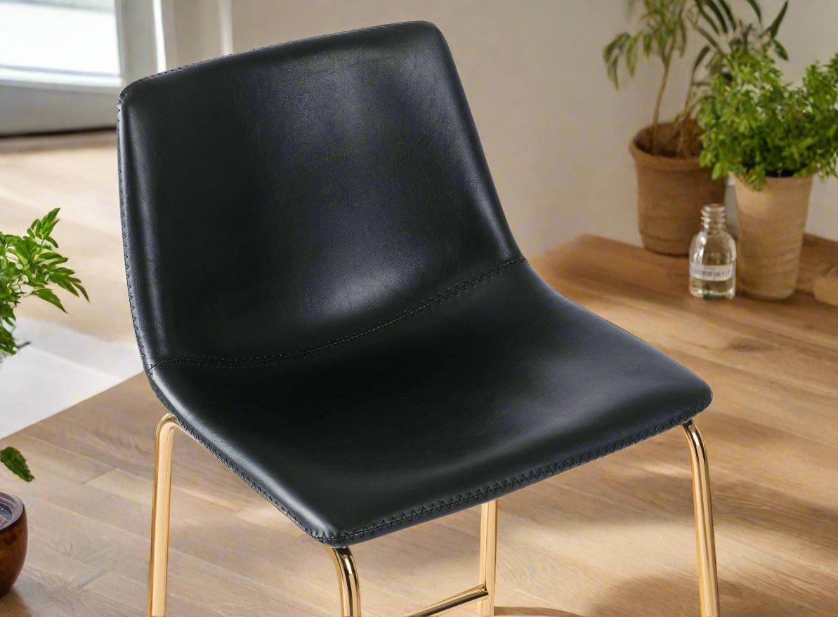 Merryn 29.5" Counter Stool Black(Set of 2)