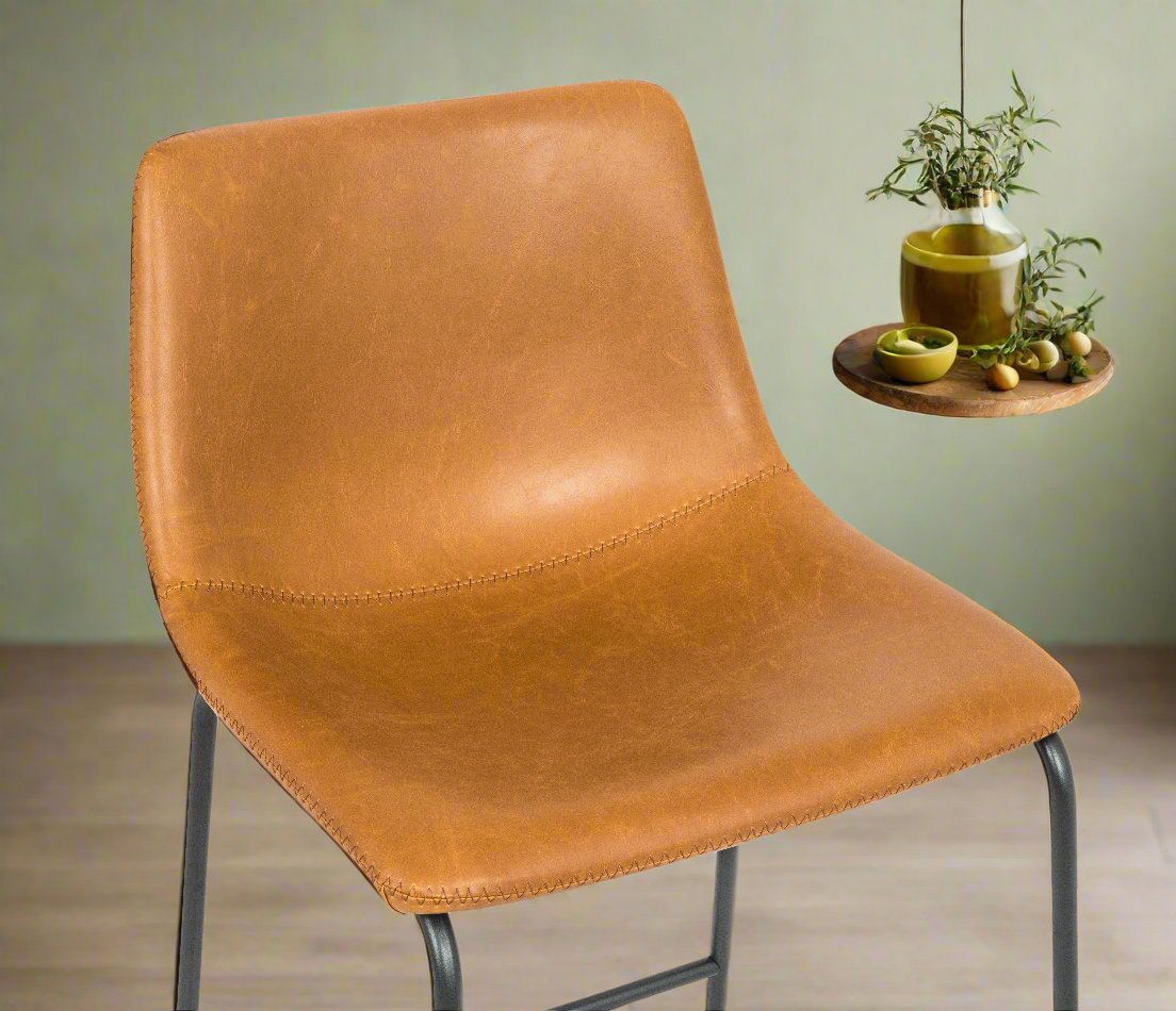 Nia Vegan Leather Bar & Counter Stool (Set of 2)