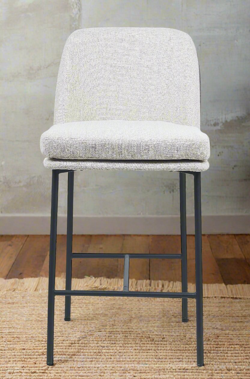Tamarie Chenille Counter Stool Set Of 2