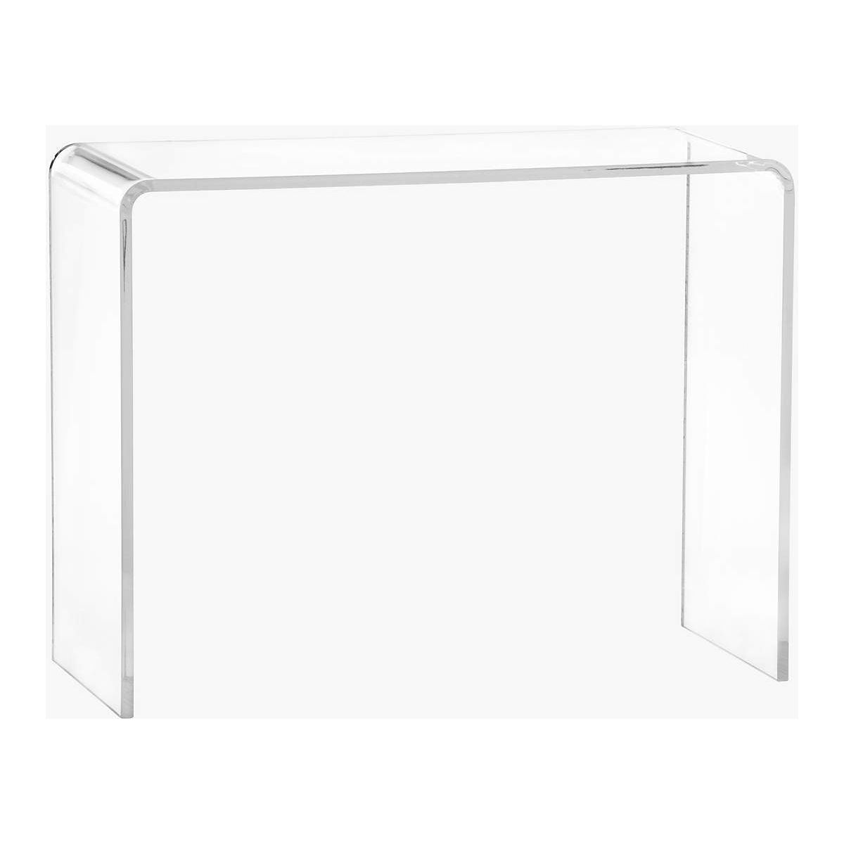Otranto Atika 38'' Acrylic Lucite Console Table