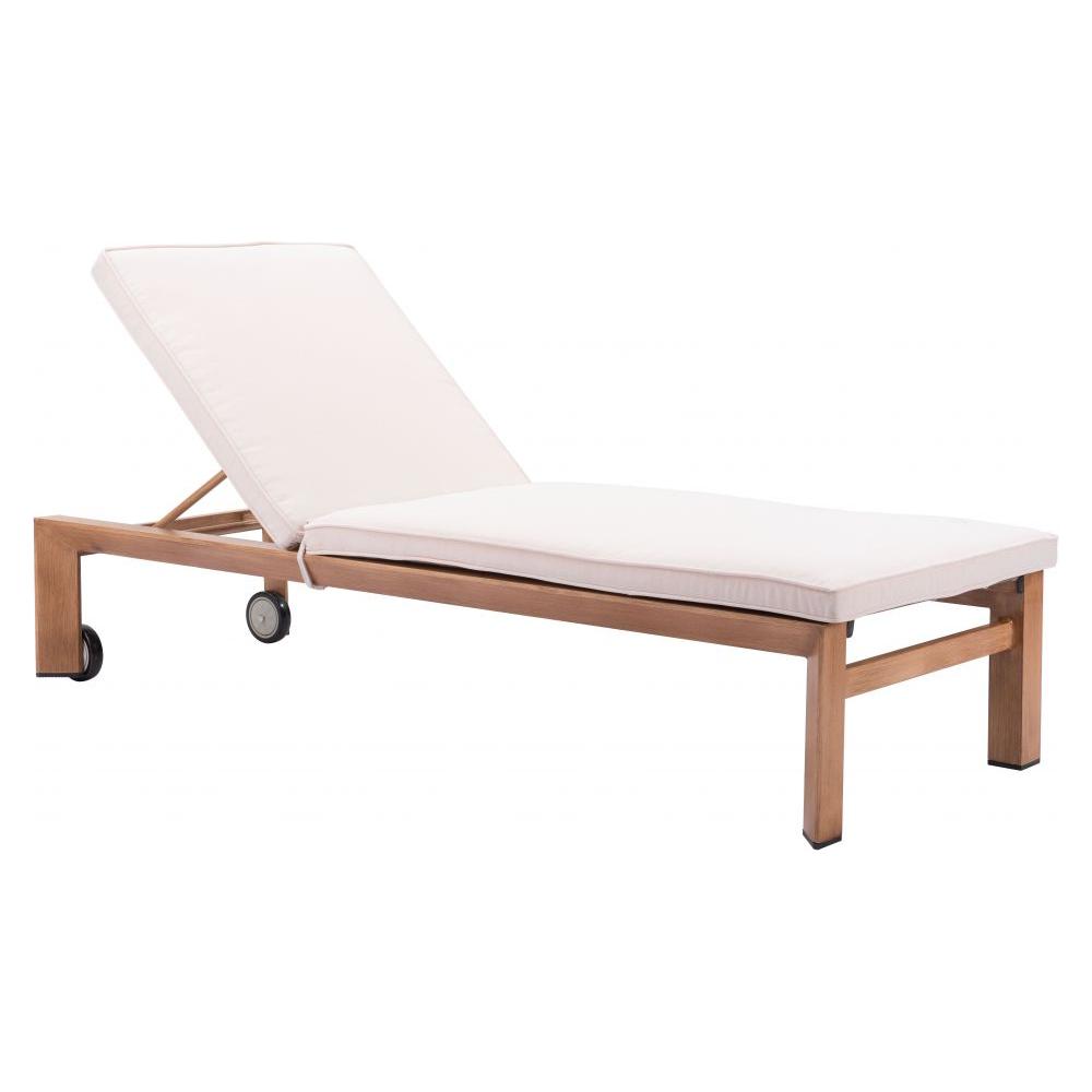 Cosmos Lounge Chair Beige & Natural