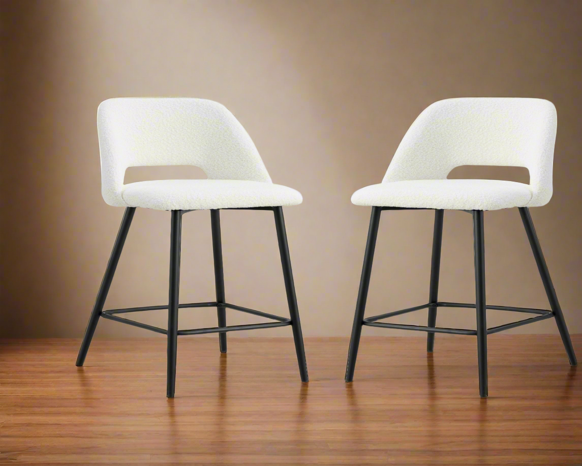 Rovo Boucle Bar & Counter Stool (Set of 2)