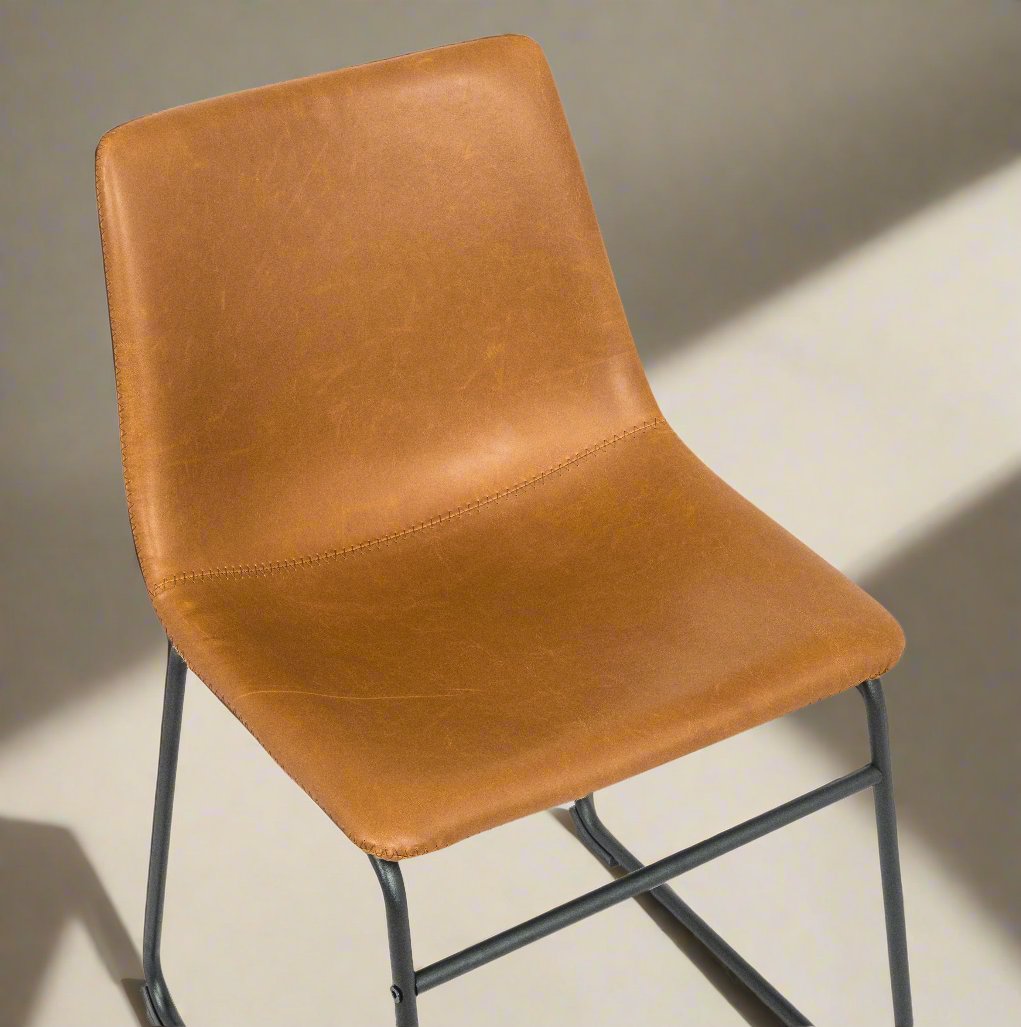 Bailey Upholstered Side Chair Tan (Set of 2)