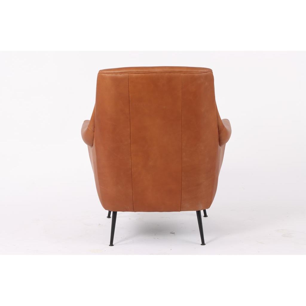 Antonio Faux Leather Armchair TAN