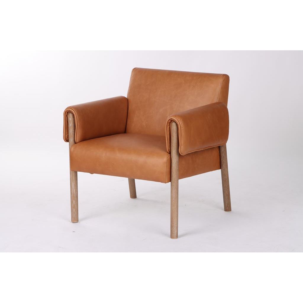 FLOW Vegan LEATHER ARMCHAIR