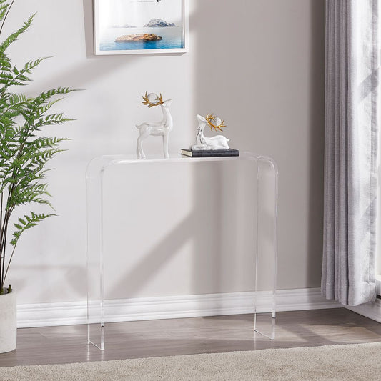 Otranto Acrylic Waterfall Console Table