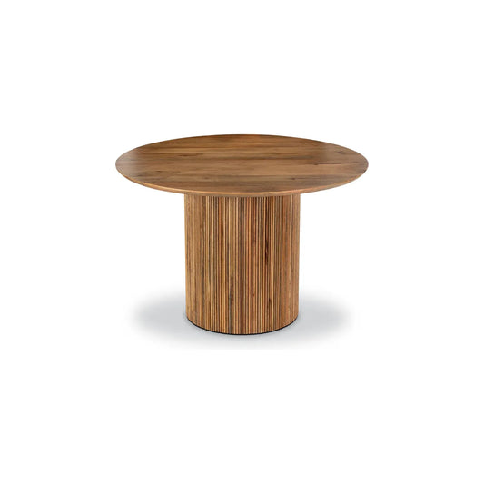 Alexis Round Wooden Table