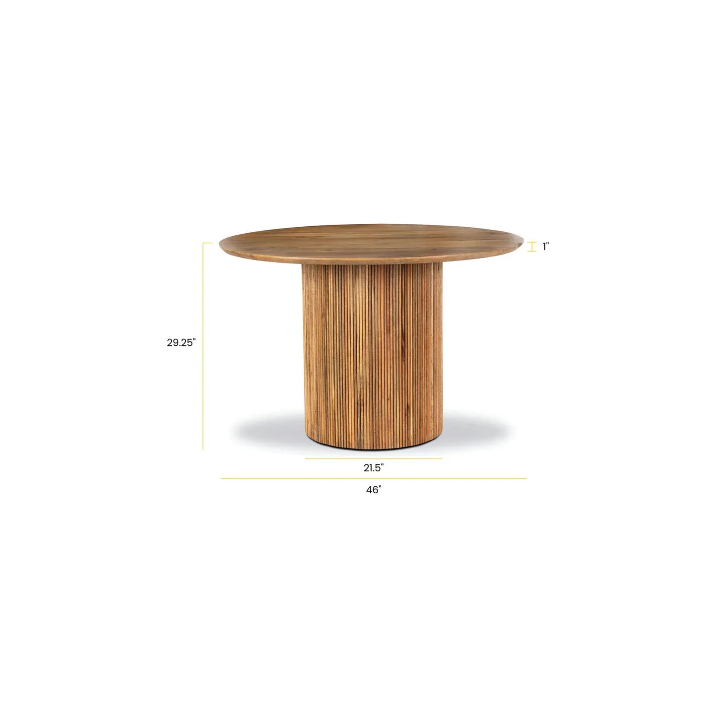 Alexis Round Wooden Table